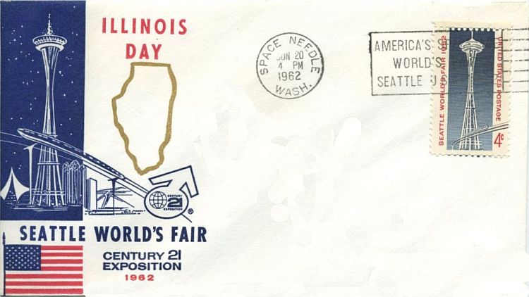 Illinois State Day Commemorative Cover