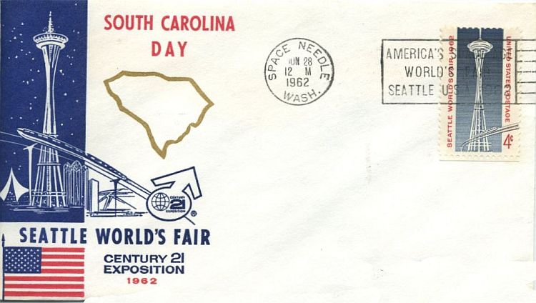 South Carolina State Day Commemorative Cover
