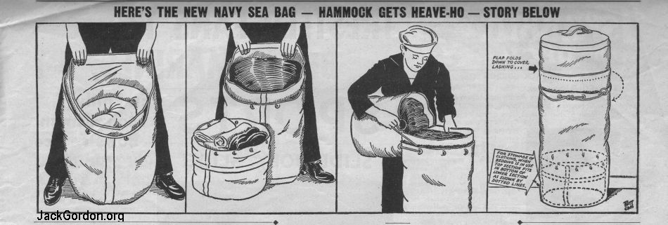 It's 'How to 'Lash Your Hammock' from The NAS Pasco Sky-Writer, August 3, 1943