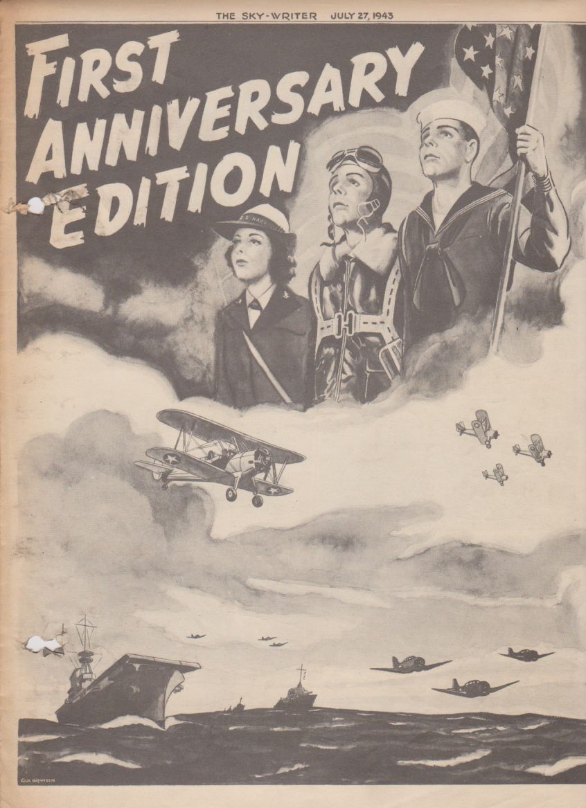 The Pictorial Cover of the NAS Pasco Sky-Writer, July 27, 1943
