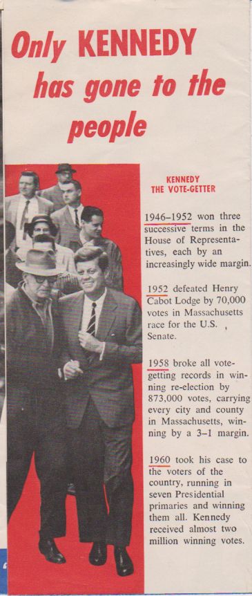 Kennedy For President, page 2, 1960