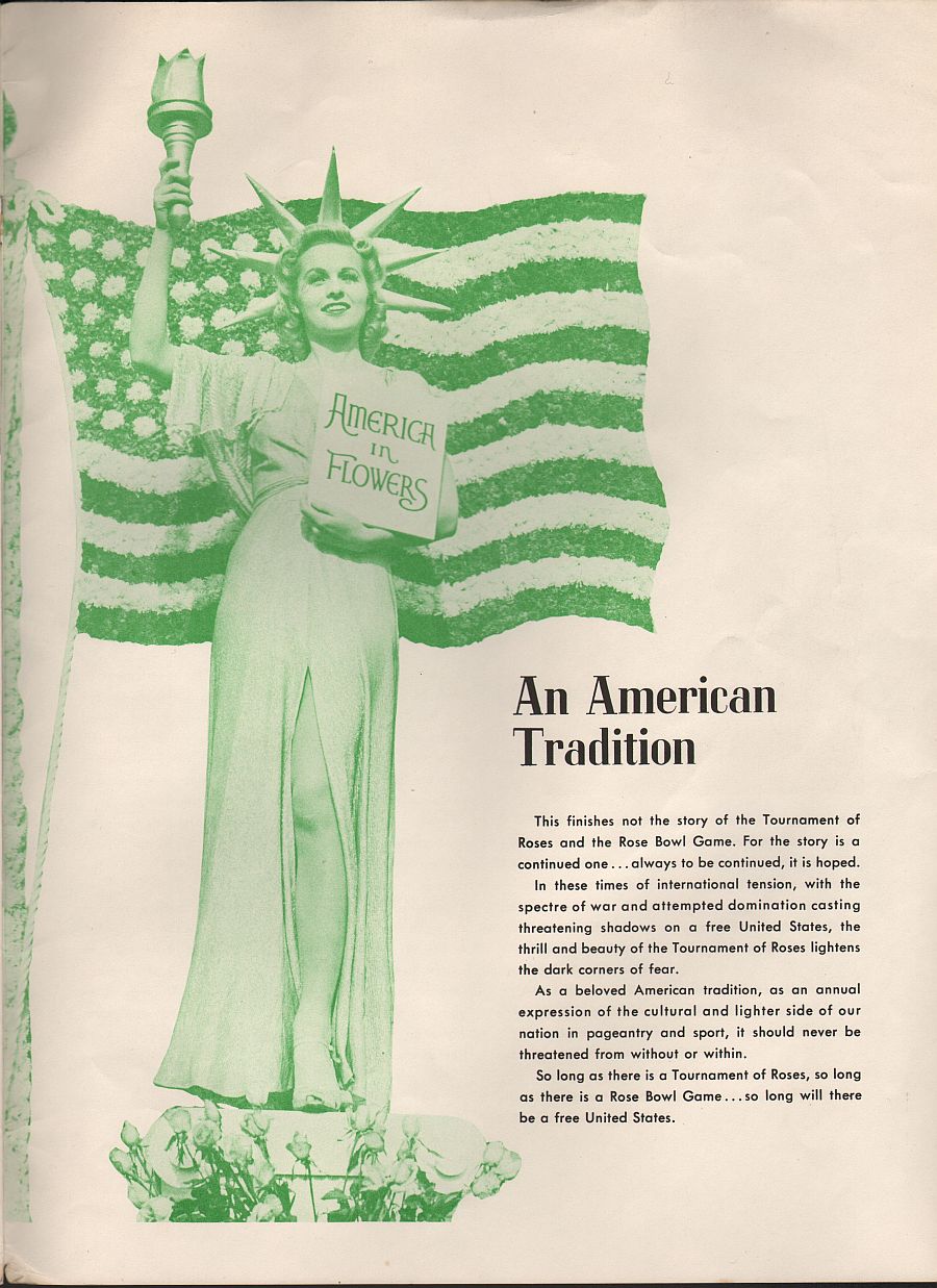 1950's Rose Bowl Booklet