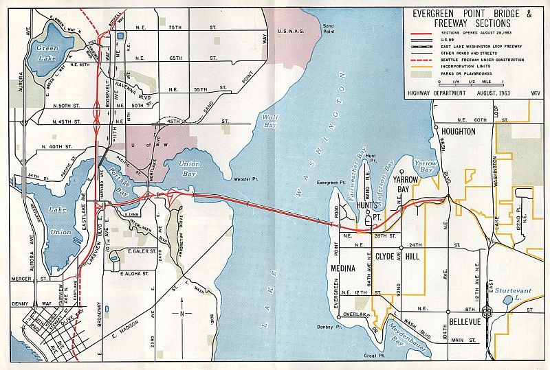 Dedication Program, Evergreen Bridge Map