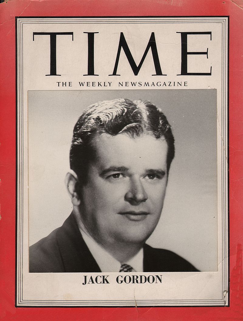 Jack Gordon, Time Magazine Newsmaker  of Tomorrow