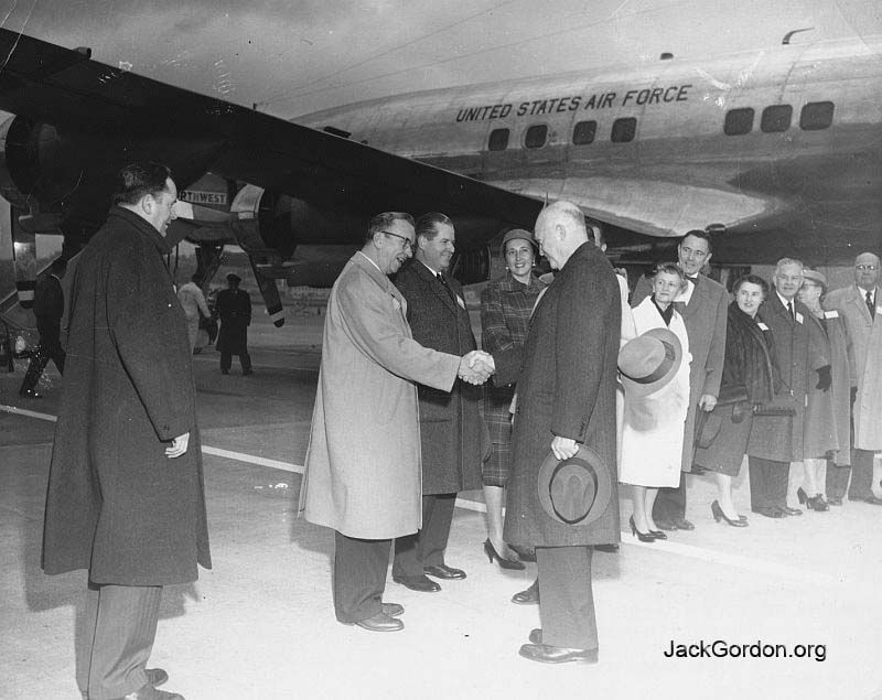 President Eisenhower in Seattle, 1953