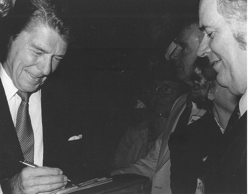 Ronald Reagan and Jack Gordon 
