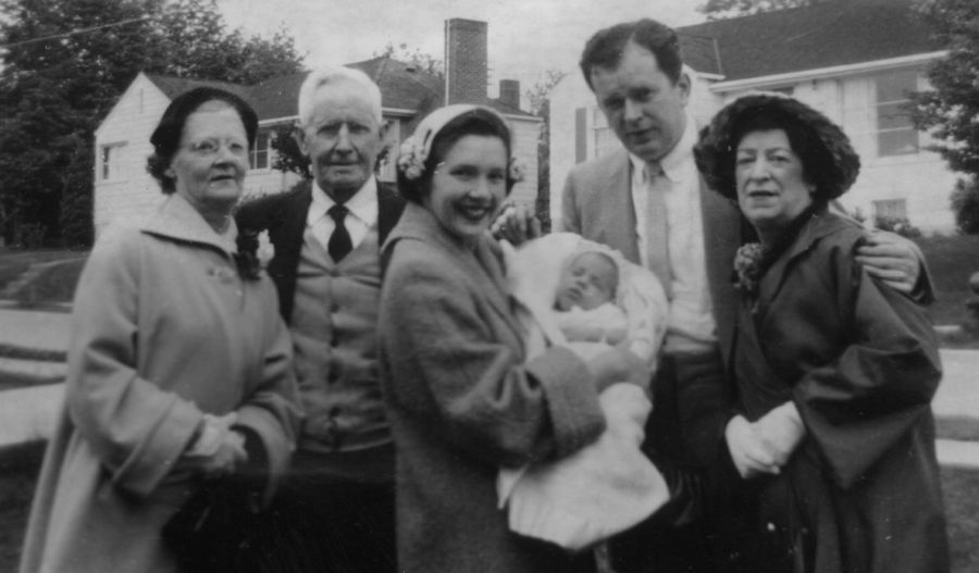 May 30, 1954, John's Baptismal Day photographs