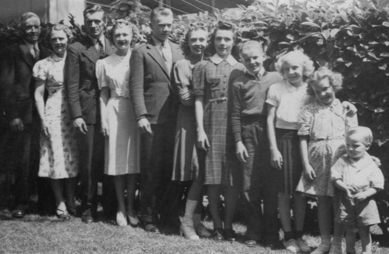 The Edward Walsh Family in 1941