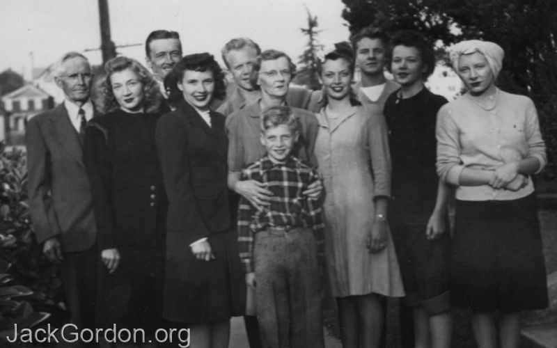 The Edward Walsh Family in 1947
