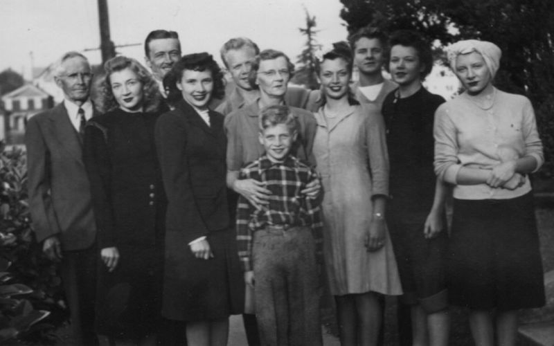 The Edward Walsh Family in 1947