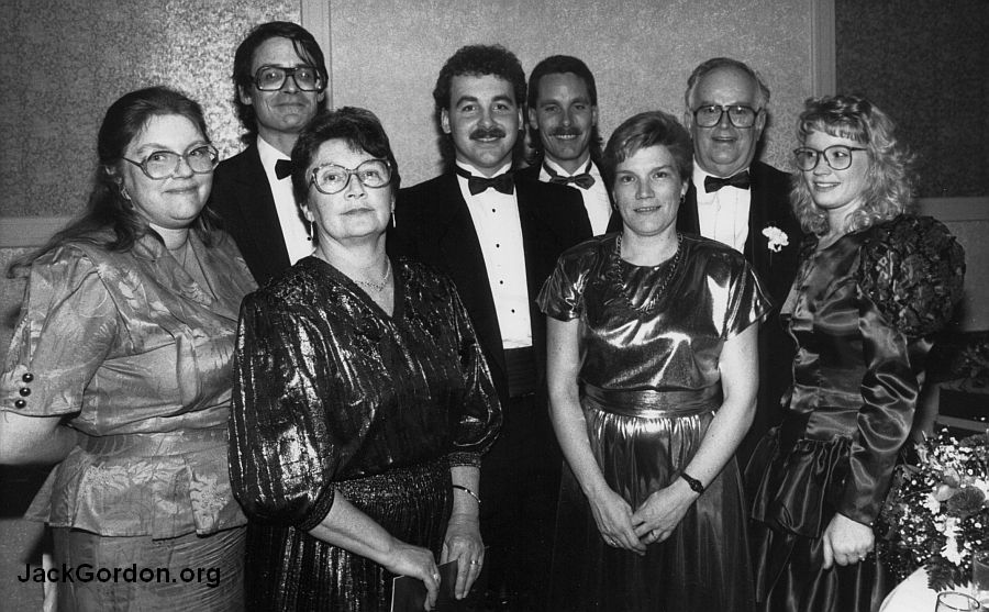 (Almost the) Whole Gang at 1989 Legislative Gala