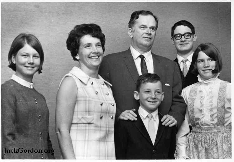 Jack Gordon family, 1969