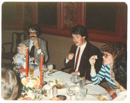 Roberta's Birthday, 1980, John and Gabe and Gary