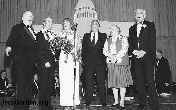 Jack Gordon, Gov & Mrs Gardner, Gov. Ray, Secty of State Munro