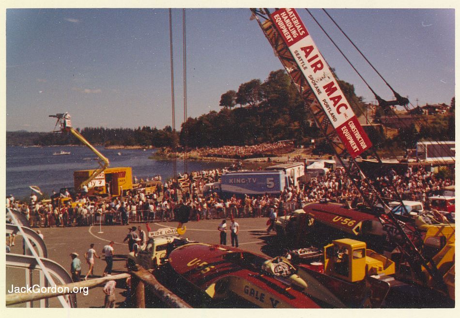 Sayres Pits at The 1959 Seattle APBA Gold Cup Race