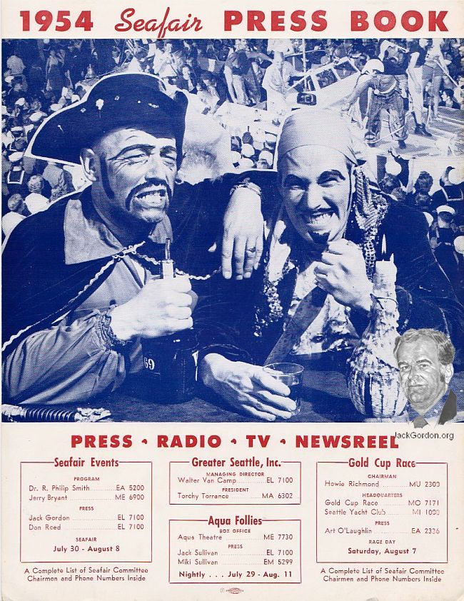 1954 Seafair Press Book Cover