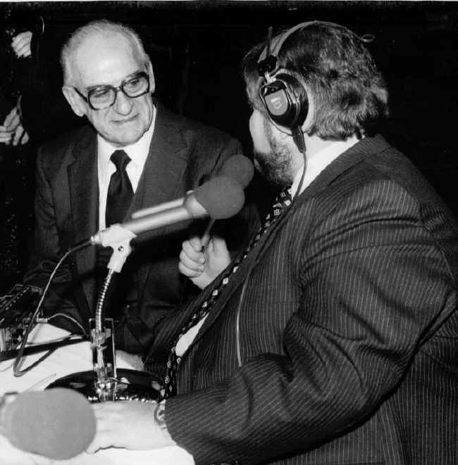 John Cherberg and Wayne Cody at the Sports Man of the Year Banquet, 1980