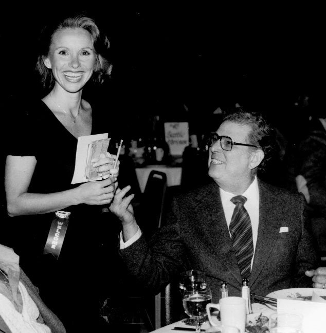 Lots of smiles at the Sports Man of the Year Banquet, 1980